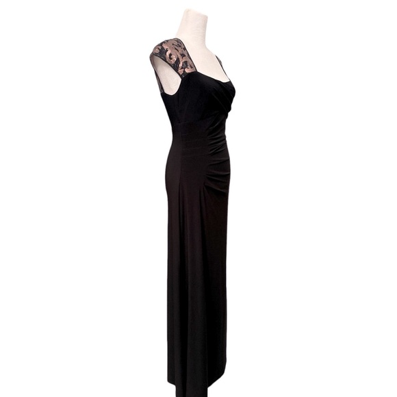 Lauren Ralph Lauren Black Evening Gown Size 2 - Picture 10 of 16